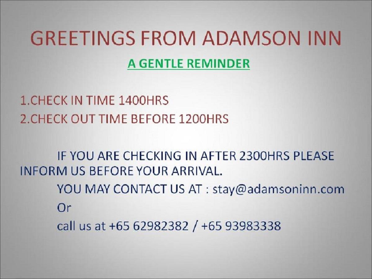 Adamson Inn 싱가포르 외부 사진